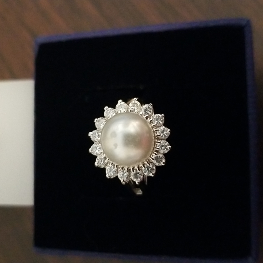 Set - 925 silver ring & earrings